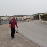 Stürmisch ist es in Lakki auf Leros
