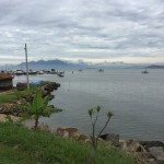 Das Ankerfeld vom Iate Clube Santa Catarina mit Chenoa in der Mitte